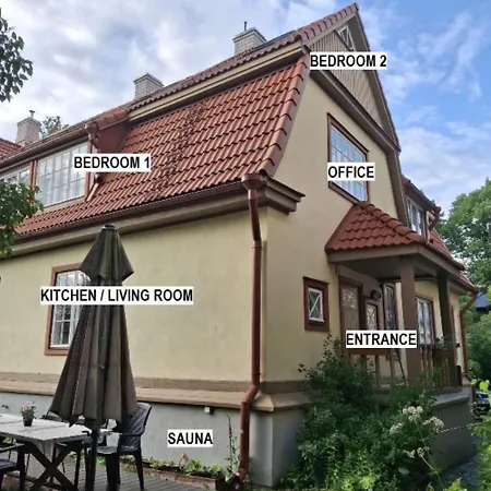 Villu Kalamaja - 4 Level With Sauna & Terrace Apartment Reval